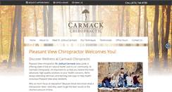 Desktop Screenshot of carmackchiropractic.com